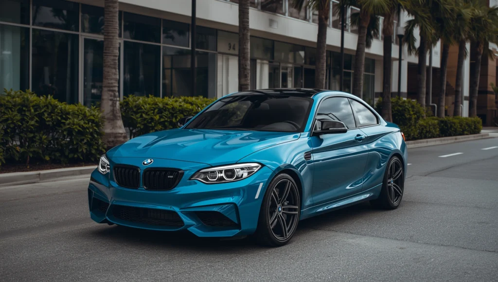 Miami-Blau auto