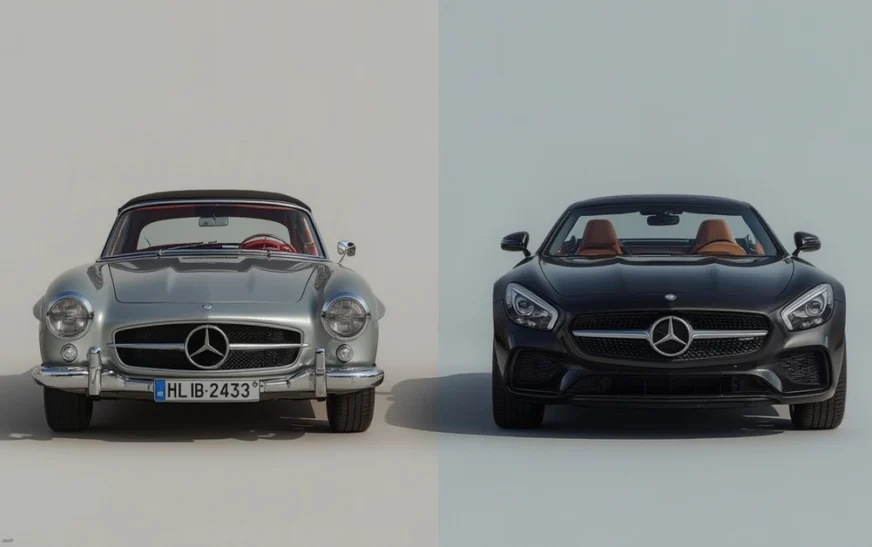 Vintage vs. moderner Mercedes SL: Was hat sich wirklich verändert?
