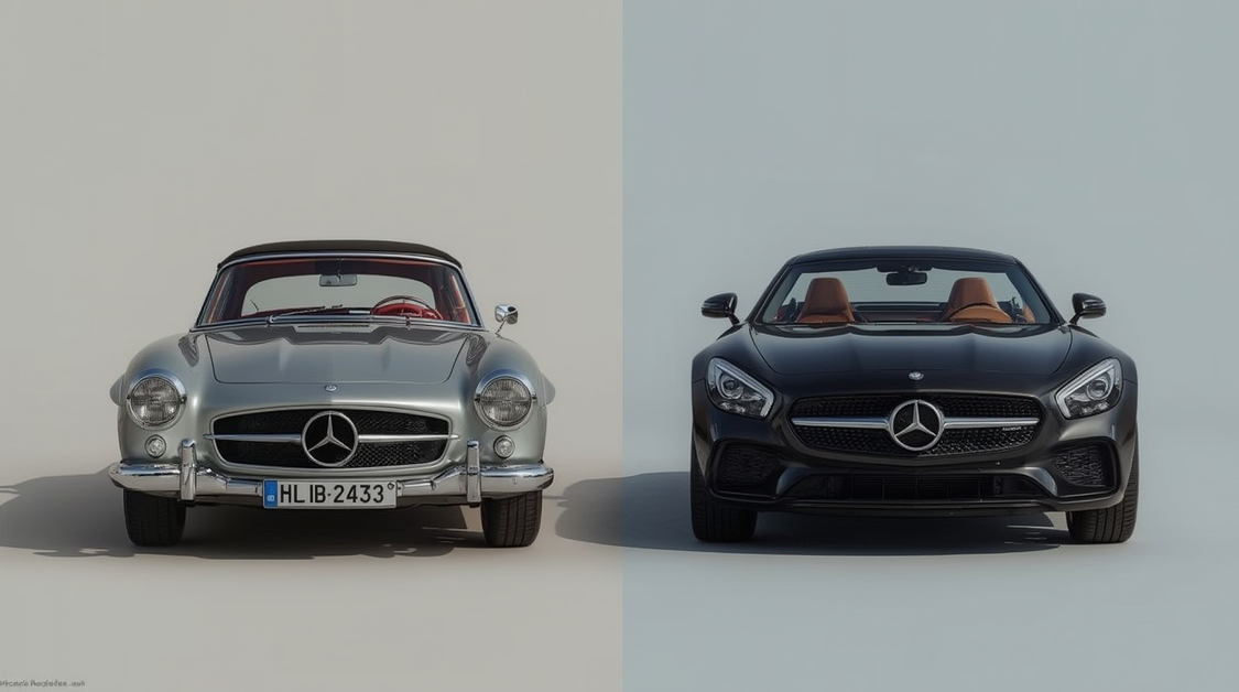 Vintage vs. moderner Mercedes SL: Was hat sich wirklich verändert?